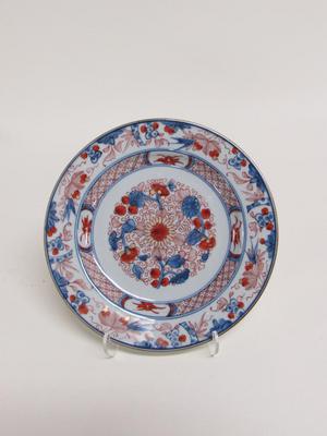 Pair of Imari-style Plates with Chrysanthemums