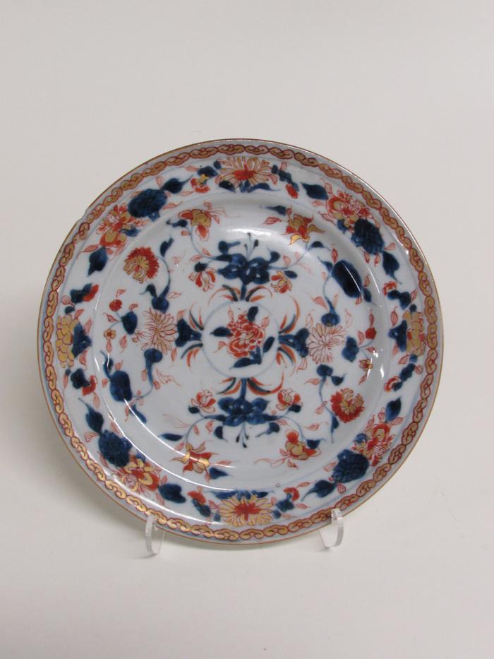 Imari-style Plate with Floral Design
