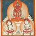Amitayus Buddha with Ushnishavijaya and White Tara
