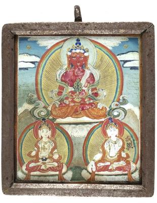 Amitayus Buddha with Two White Taras