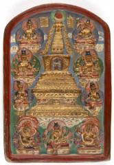 Stupa Votive Tablet