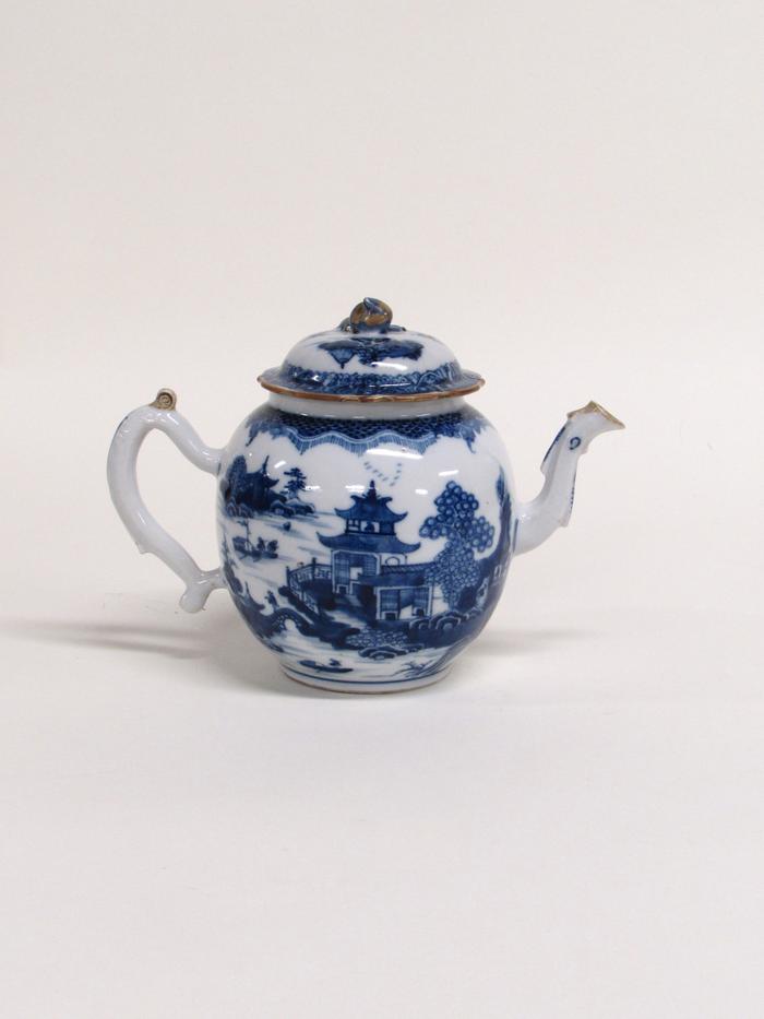 Teapot with Garden Pavilion