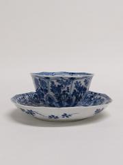 Cup and Saucer with Floral Motifs