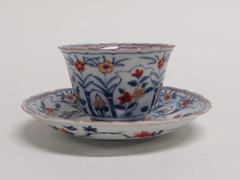 Pair of Export Cups and Saucers