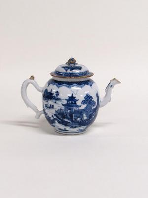 Teapot with Garden Pavilion