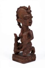 Shrine Figure of a Kneeling Ifa Diviner