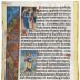 Illuminated Manuscript featuring Saint John the Baptist and Saint John the Evangelist on the front and Saints Peter and Paul and Saint Jacob on the reverse