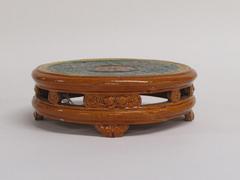Circular Stand with Dragons and Auspicious Symbols