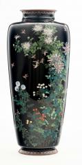 Vase with Chrysanthemums and Birds