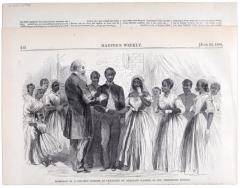Marriage of a Colored Soldier at Vicksburg by Chaplain Warren of the Freedmen's Bureau