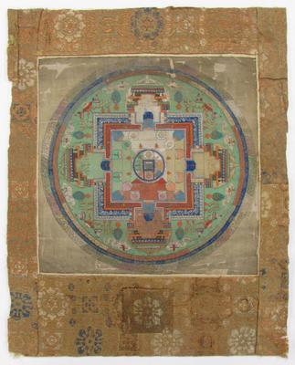 Mandala with Symbols of the Five Celestial Buddhas
