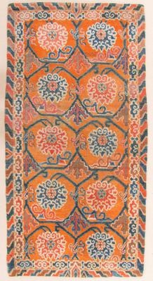 Sleeping Rug with Lotus and Coral Branches