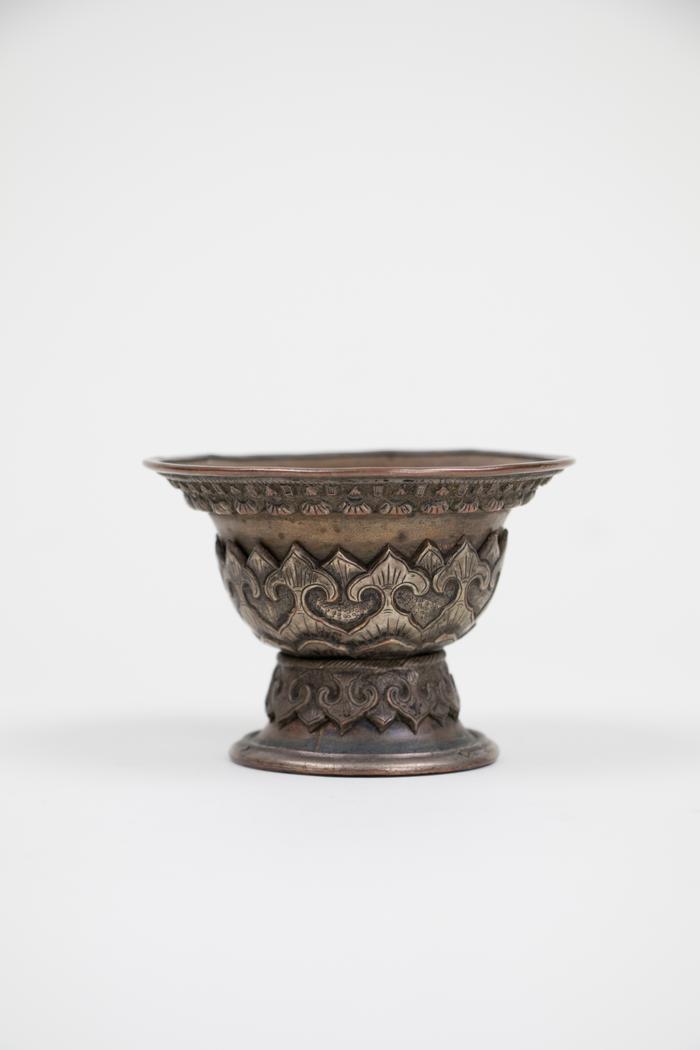 Set of Seven Altar Cups with Trefoil Lappets