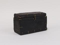 Small Lidded Chest with Carved Designs