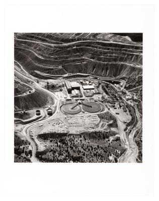 Ore Concentrators Open Pit Copper Mine at Silver City, New Mexico