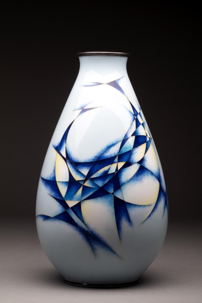 Vase with Abstract Design