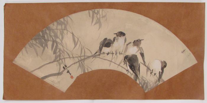 Five Birds on Branches