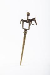 Hairpin with Equestrian Figure