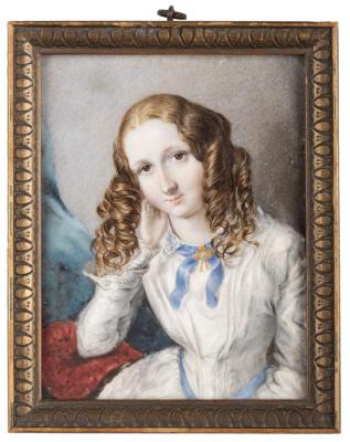Miniature Portrait of a Young Woman