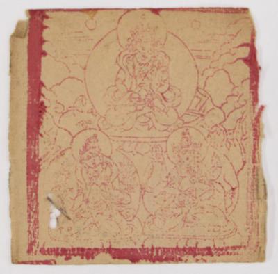 Amitayus with White Tara and Ushnishavijaya