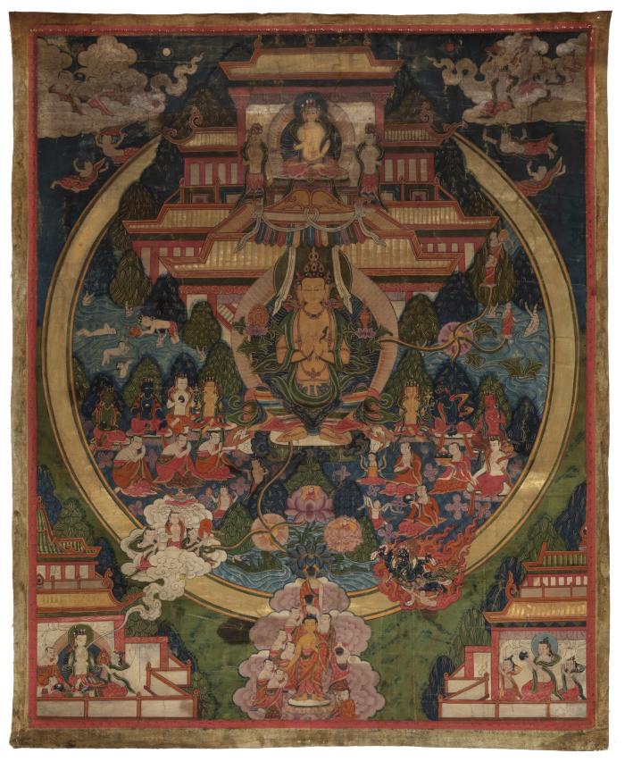 Maitreya Mandala Thangka