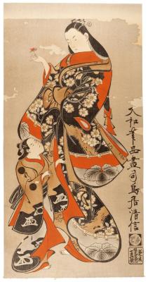 Untitled (samurai visiting his lord w/a geisha)