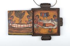 Pendant Icon with the Deposition and Enshrouding of Christ