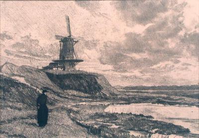 Landscape with Dutch Windmill