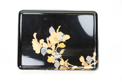 Tray with Floral Design