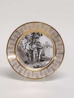 Dinner Plate with Classical Figures