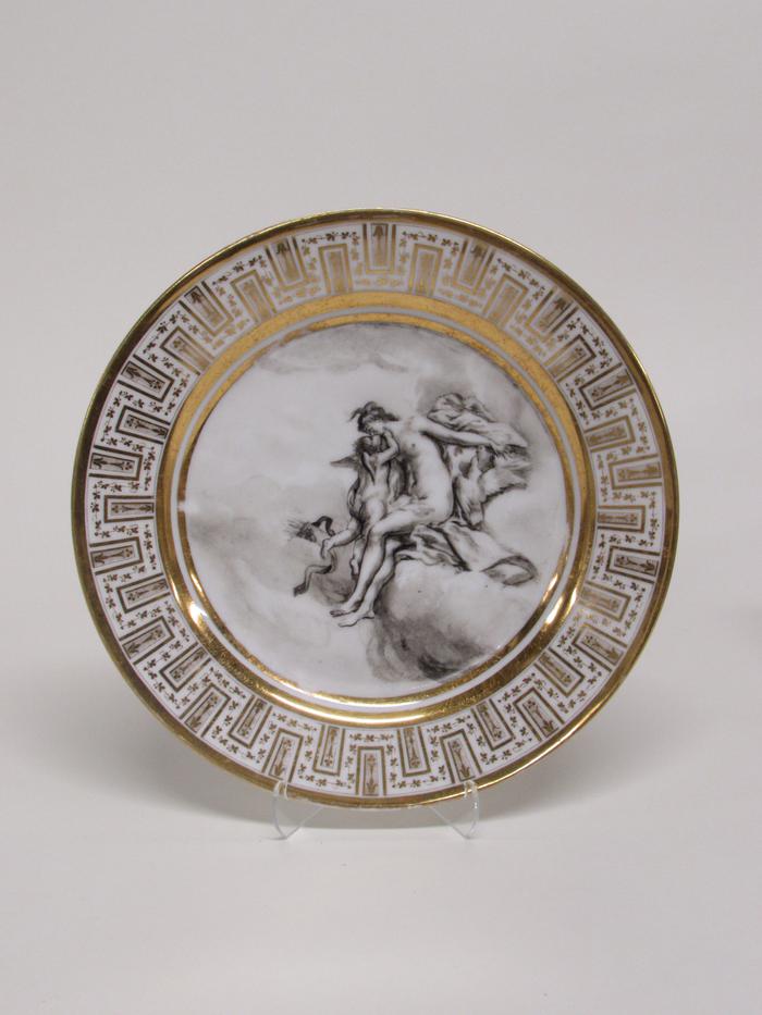 Dinner Plate with Cupid and Goddess