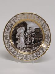 Dinner Plate with Orpheus and Eurydice