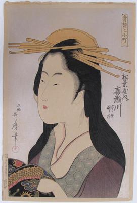 Kisegawa of the Matsubaya, from the series Seven Komachi of the Yoshiwara