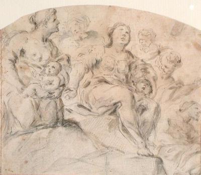 Composition Study with Seated Figures
