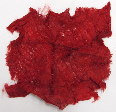 Saffron Textile Fragment