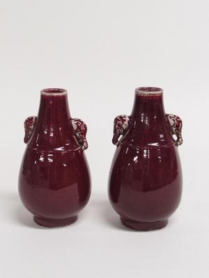 Vase with Ox-Blood Glaze