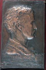 Bas-Relief Portrait of Francis Davis Millet, Paris