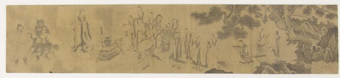 Procession of Chinese Daoist Figures
