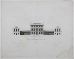 Elevation of the Right Honorable the Earl of Chesterfields House in south Audley Street May Fair