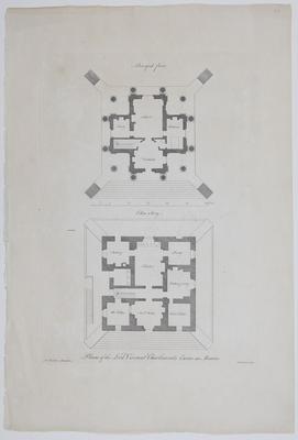Plans of the Lord Viscount Charlemont's Casine at Marino