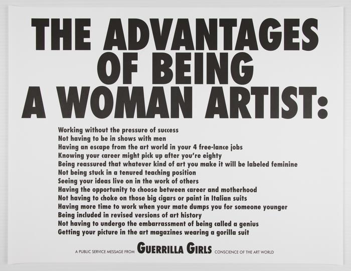 Advantages of Being a Woman Artist
