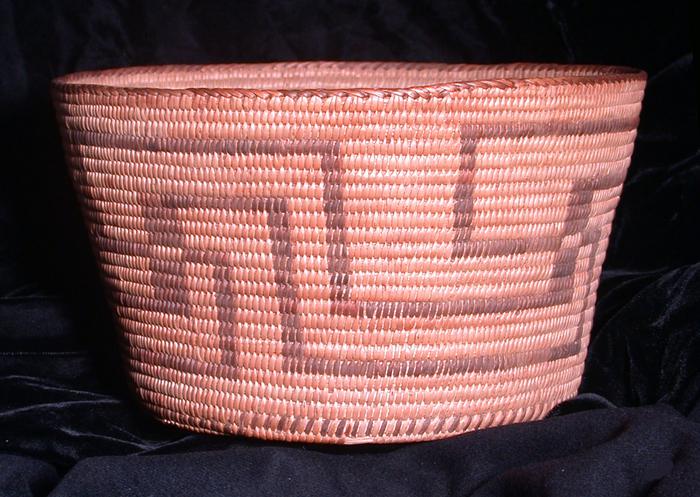 Basket with Geometric Design