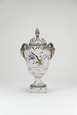 Rococo Vase with a Floral Decoration