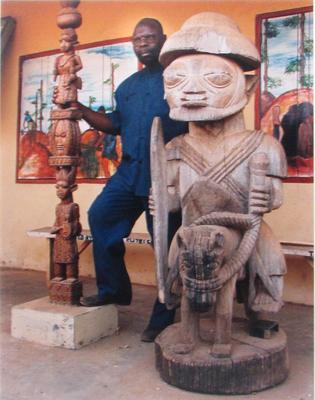 Lamidi Fakeye at Orangun's Palace - Ila Orangun, Nigeria