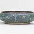 Cloisonne Basin with Scrolling Lotus Design