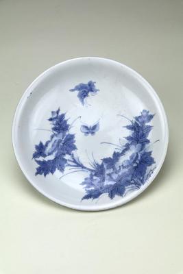 Plate with Flowers and Butterflies