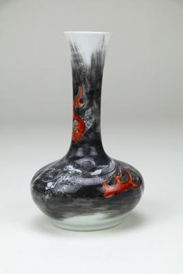 Vase with Dragon and Clouds Design