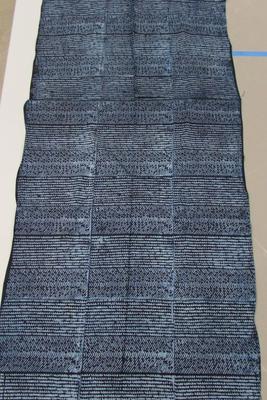 Adire Cloth with Horizontal Bands