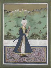 Mughal Royal with Falcon