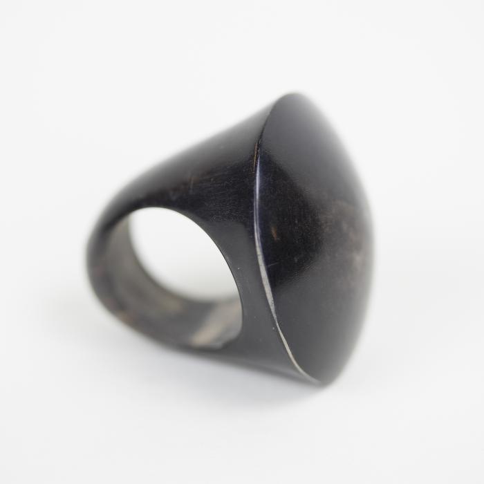 Dark Cow horn Ring